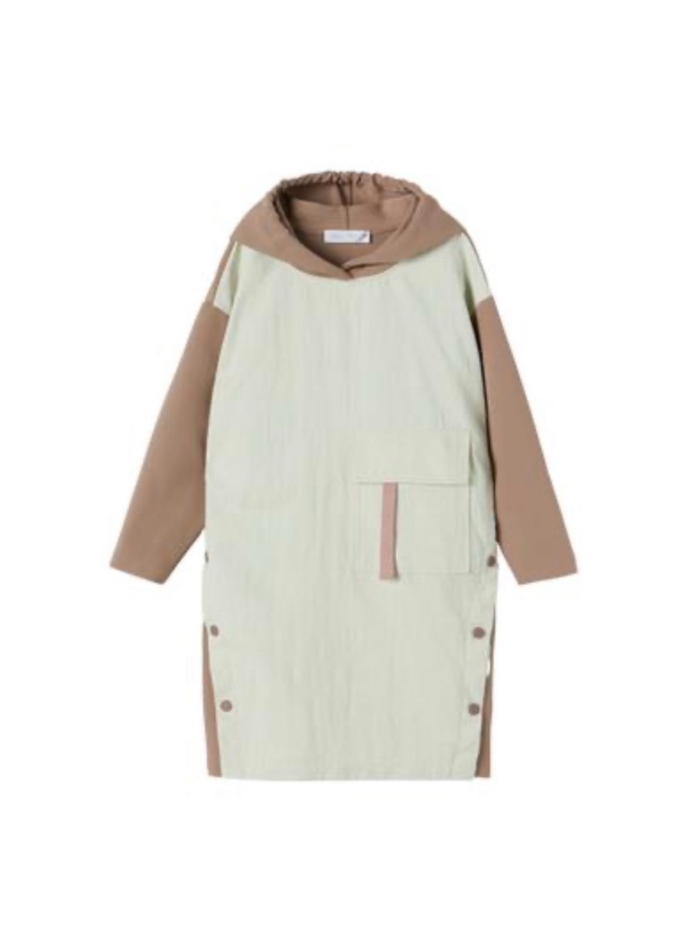 Zara girl combination sporty colorblock dress